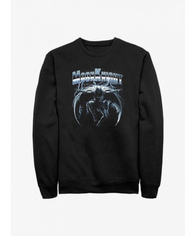 Marvel Moon Knight Dark Rain Crewneck $11.22 Crewnecks