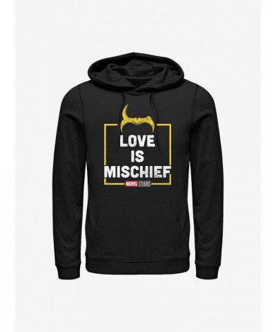 Marvel Loki Love Is Mischief Hoodie $14.37 Hoodies