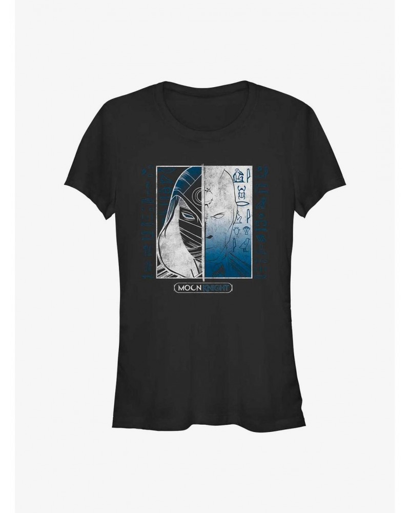 Marvel Moon Knight Split Girls T-Shirt $7.37 T-Shirts