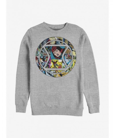 Marvel Black Widow Collage Crew Sweatshirt $10.33 Sweatshirts