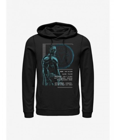 Marvel The Falcon And The Winter Soldier Sam Wilson Specs Hoodie $13.65 Hoodies