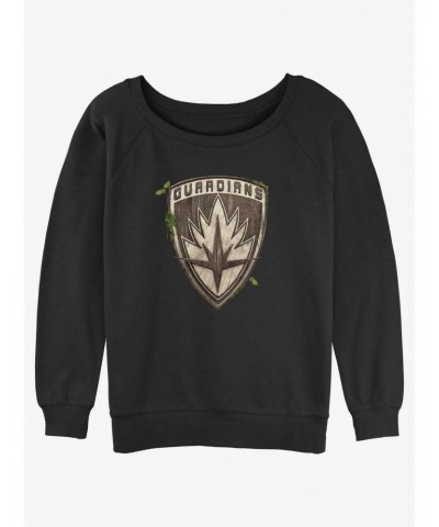 Marvel Guardians of the Galaxy Badge Girls Slouchy Sweatshirt $12.10 Sweatshirts