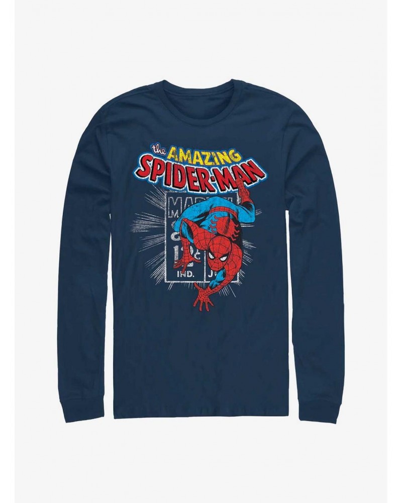 Marvel Spider-Man Spidey Crawl Long-Sleeve T-Shirt $12.11 T-Shirts