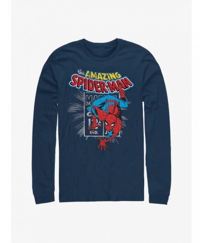 Marvel Spider-Man Spidey Crawl Long-Sleeve T-Shirt $12.11 T-Shirts