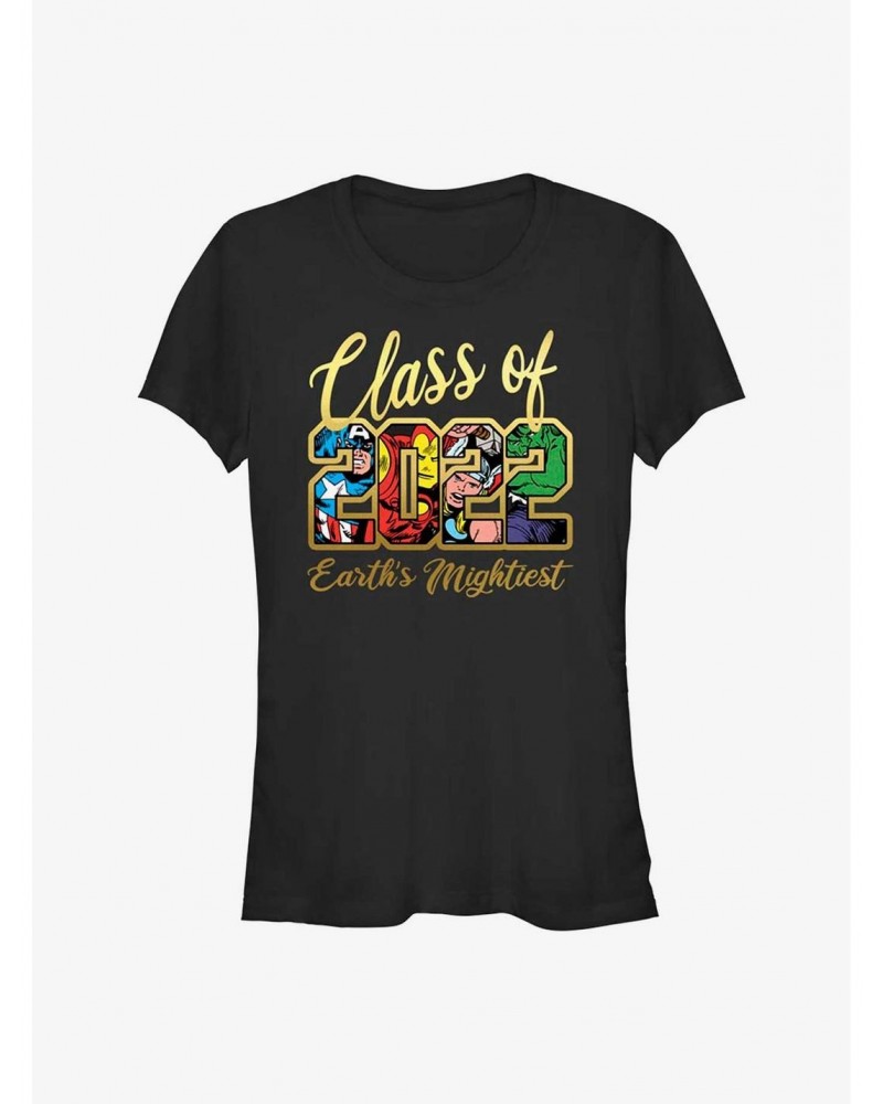 Marvel Mightiest Class of 2022 Girls T-Shirt $7.77 T-Shirts