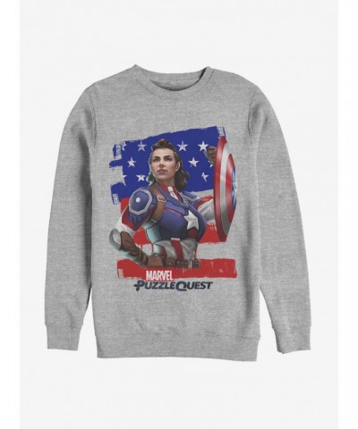 Marvel Captain America Hero Peggie Sweatshirt $10.04 Sweatshirts