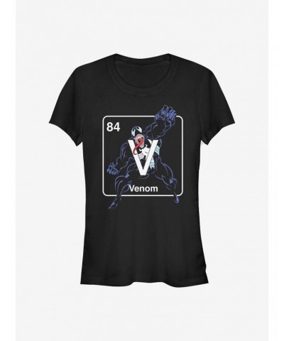 Marvel Venom Periodic Venom Girls T-Shirt $7.37 T-Shirts