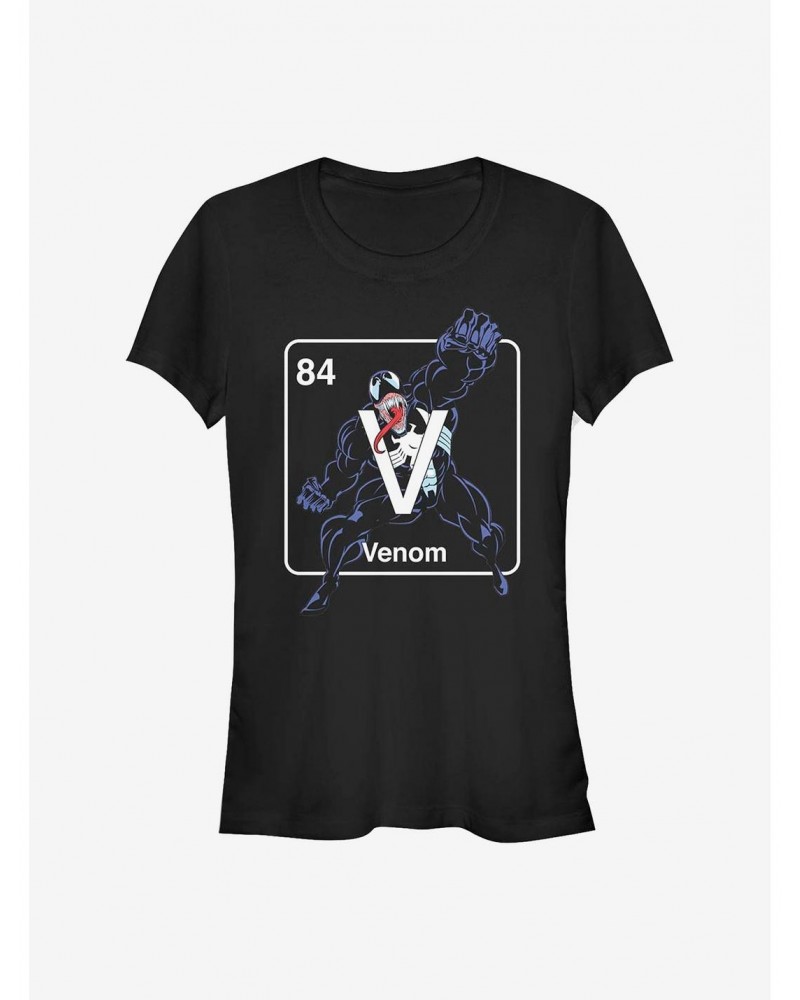 Marvel Venom Periodic Venom Girls T-Shirt $7.37 T-Shirts