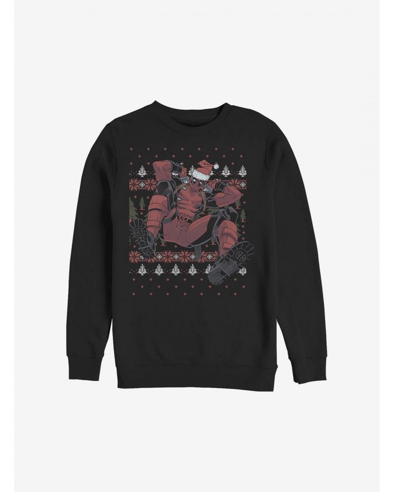 Marvel Deadpool Christmas Killer Sweatshirt $11.22 Sweatshirts