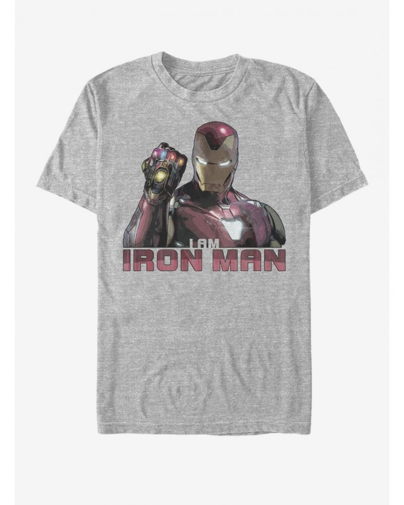 Marvel Avengers: Endgame Iron Man Stones T-Shirt $7.07 T-Shirts