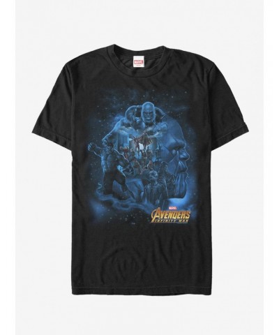 Marvel Avengers: Infinity War Thanos Starry Sky T-Shirt $8.80 T-Shirts