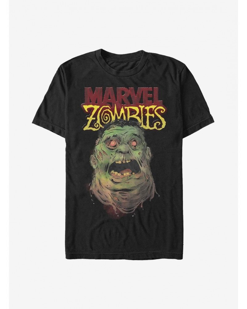 Marvel Zombies Head Of Hulk T-Shirt $6.31 T-Shirts