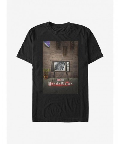 Extra Soft Marvel WandaVision WV Poster 50's T-Shirt $9.02 T-Shirts