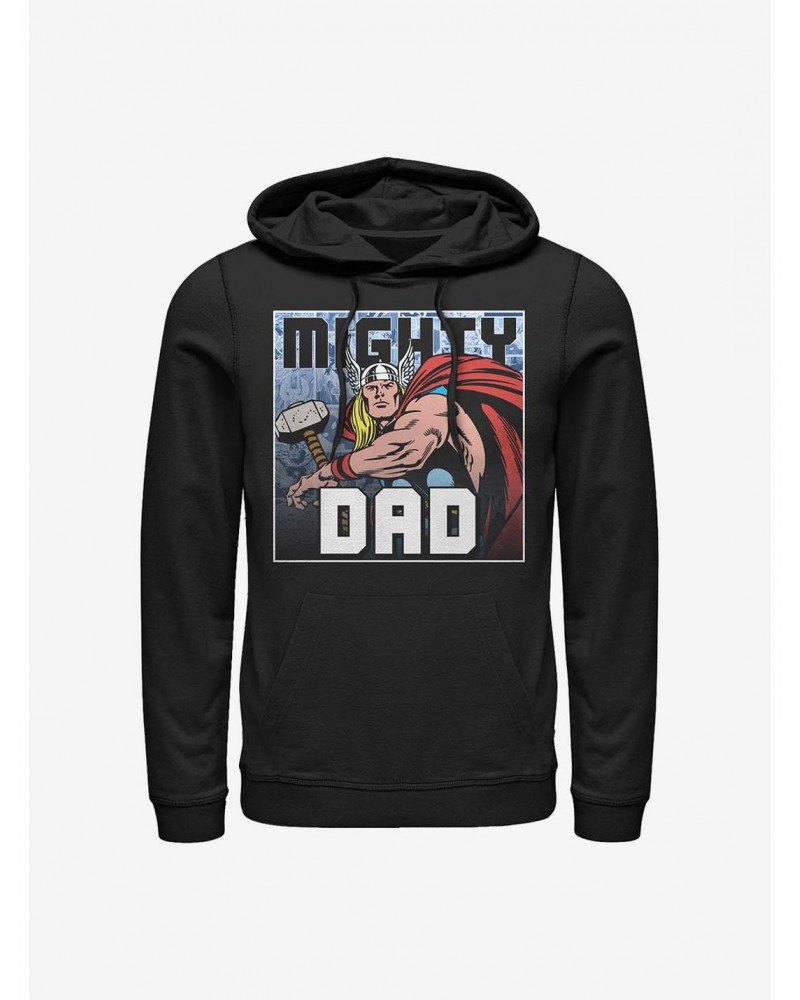 Marvel Thor Mighty Dad Frame Hoodie $16.16 Hoodies