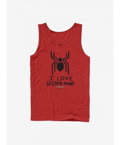 Marvel Spider-Man Spider Love Tank $5.98 Tanks