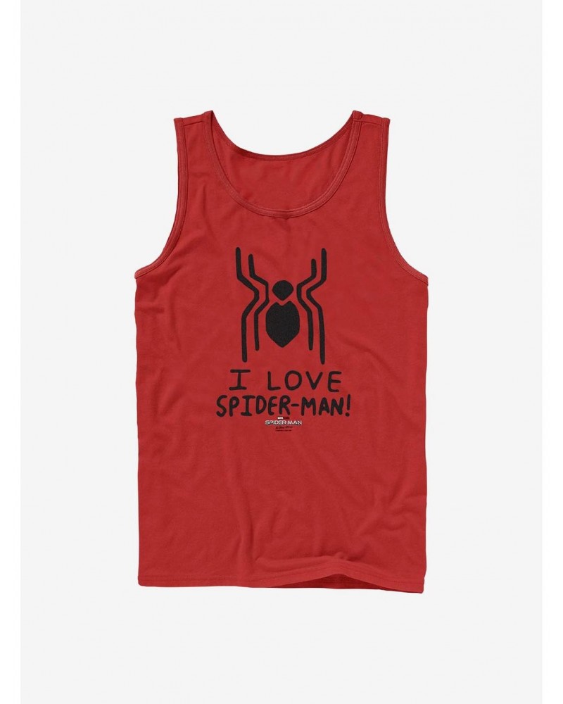 Marvel Spider-Man Spider Love Tank $5.98 Tanks