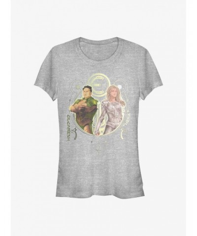 Marvel Eternals Gilgamesh Thena Duo Girls T-Shirt $9.76 T-Shirts