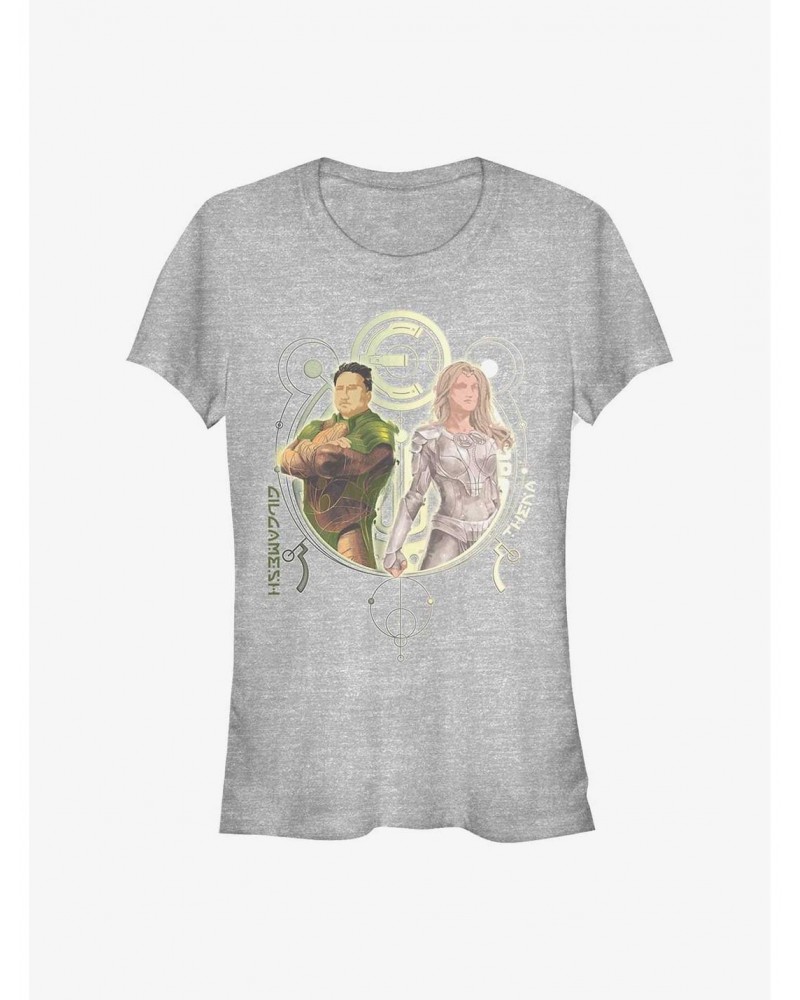 Marvel Eternals Gilgamesh Thena Duo Girls T-Shirt $9.76 T-Shirts