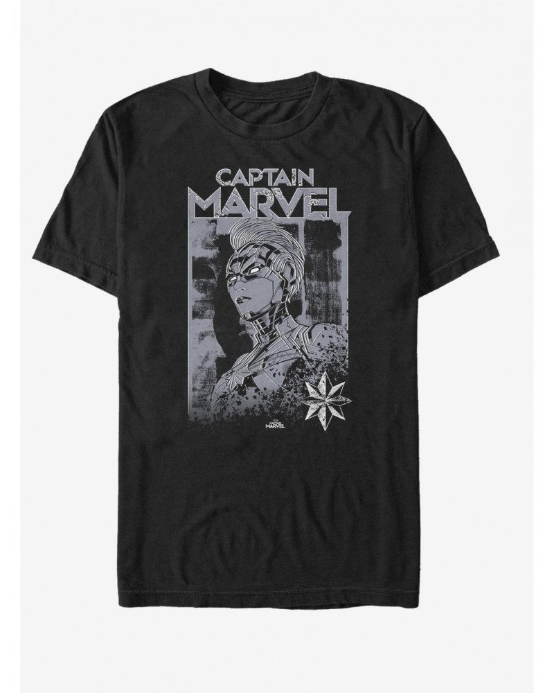 Marvel Captain Marvel Marvel Stamp T-Shirt $7.07 T-Shirts