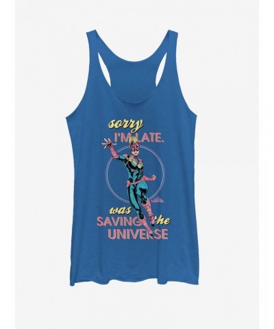 Marvel Captain Marvel Late Girls Tank $7.04 Tanks