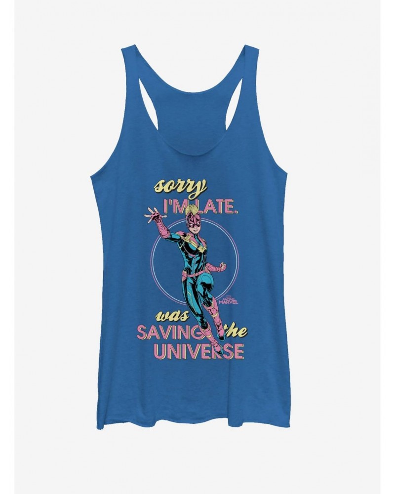 Marvel Captain Marvel Late Girls Tank $7.04 Tanks