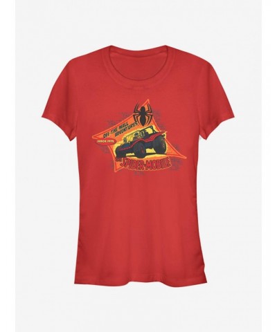 Marvel Spider-Man Spider-Mobile Adventures Girls T-Shirt $5.98 T-Shirts