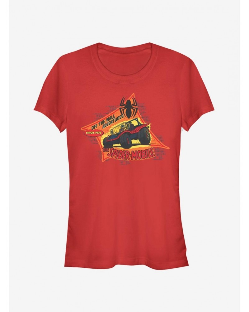 Marvel Spider-Man Spider-Mobile Adventures Girls T-Shirt $5.98 T-Shirts