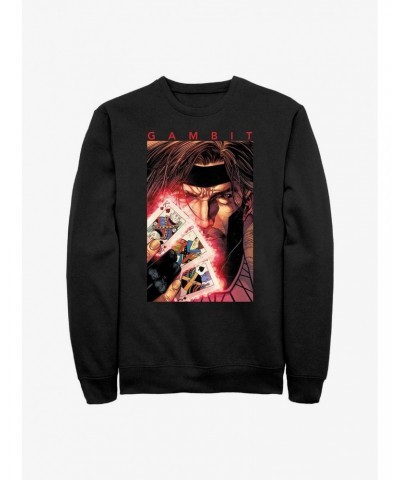 Marvel X-Men Gambit Honor Cards Sweatshirt $11.81 Sweatshirts