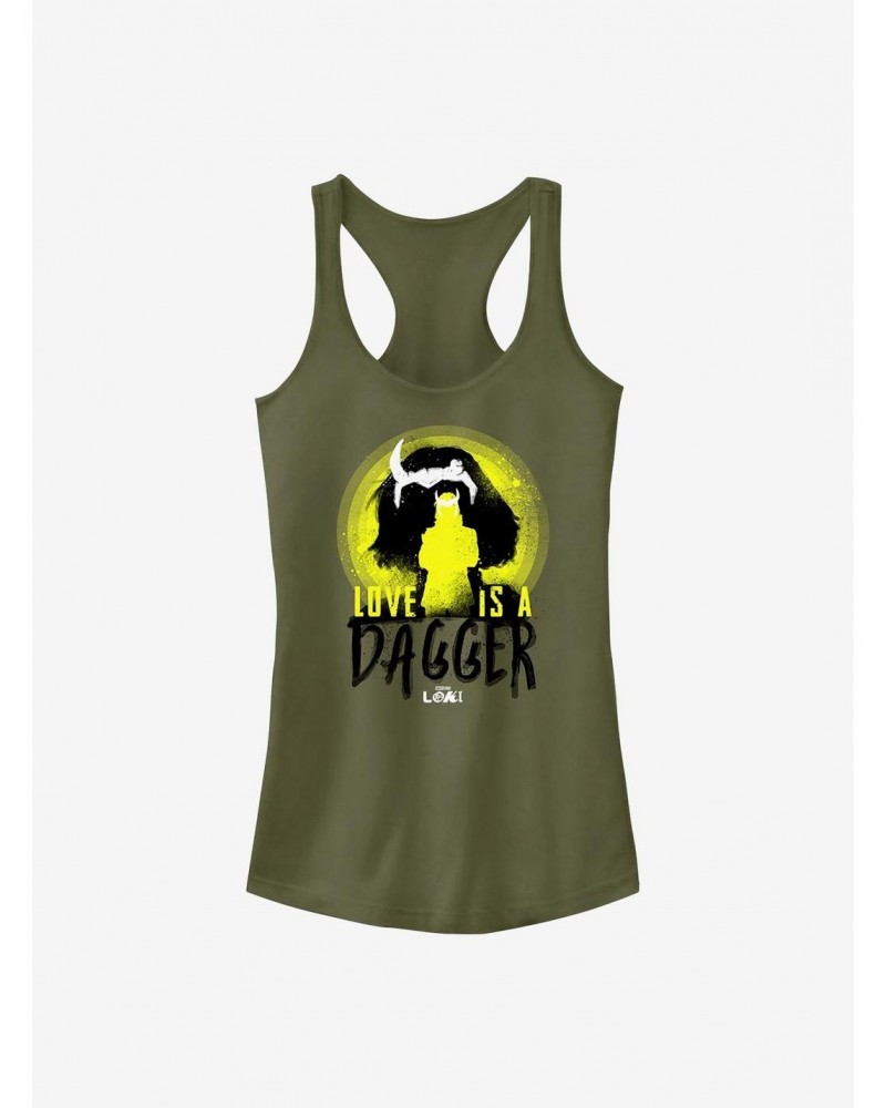 Marvel Loki Love Is A Dagger Girls Tank $7.37 Tanks