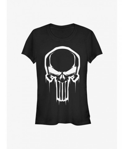 Marvel Punisher Skull Face Girls T-Shirt $8.37 T-Shirts