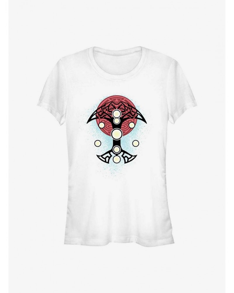 Marvel Thor: Love and Thunder Blue Splatter Cosplay Girls T-Shirt $9.76 T-Shirts