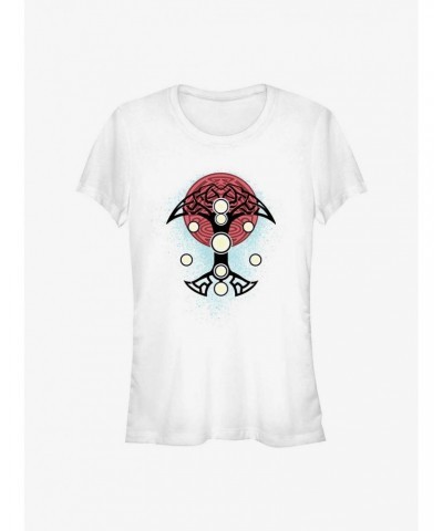 Marvel Thor: Love and Thunder Blue Splatter Cosplay Girls T-Shirt $9.76 T-Shirts