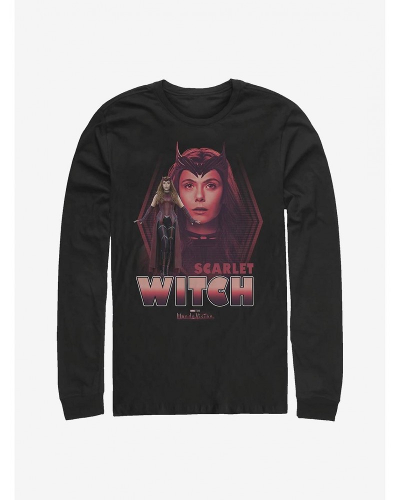 Marvel WandaVision Scarlet Witch Wanda Long-Sleeve T-Shirt $11.58 T-Shirts