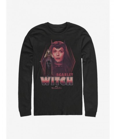 Marvel WandaVision Scarlet Witch Wanda Long-Sleeve T-Shirt $11.58 T-Shirts