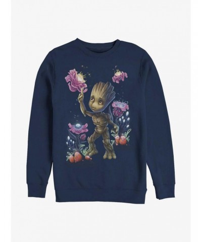 Marvel Guardians Of The Galaxy Groot Plants No Bg Sweatshirt $10.92 Sweatshirts