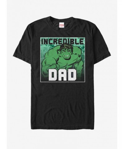 Marvel Hulk Incredible Dad T-Shirt $7.65 T-Shirts