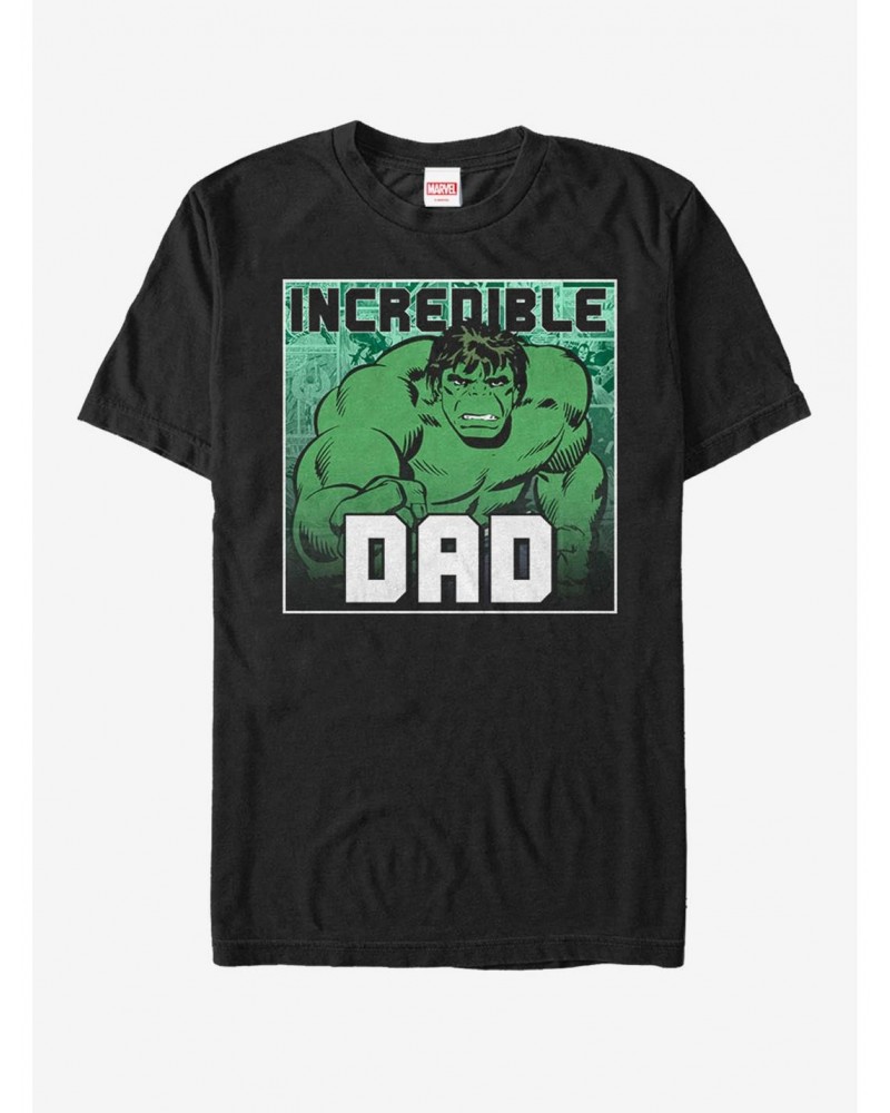 Marvel Hulk Incredible Dad T-Shirt $7.65 T-Shirts