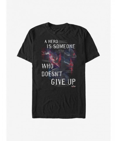 Marvel Spider-Man Miles Morales Don't Give Up T-Shirt $7.27 T-Shirts