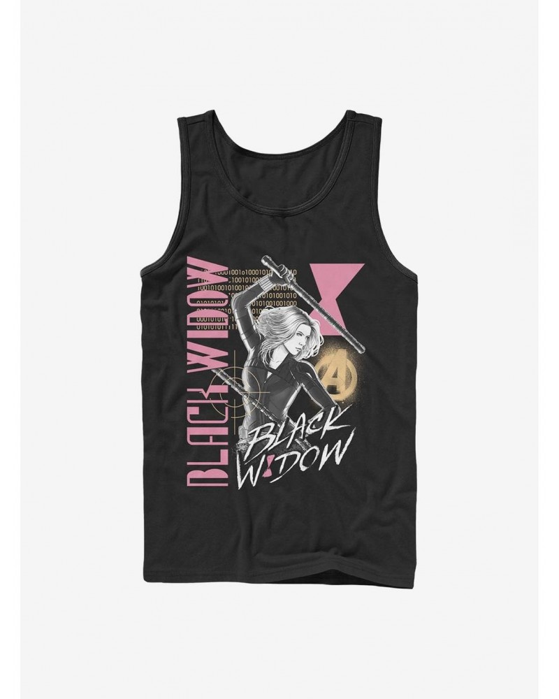 Marvel Black Widow Retro Tank $5.98 Tanks