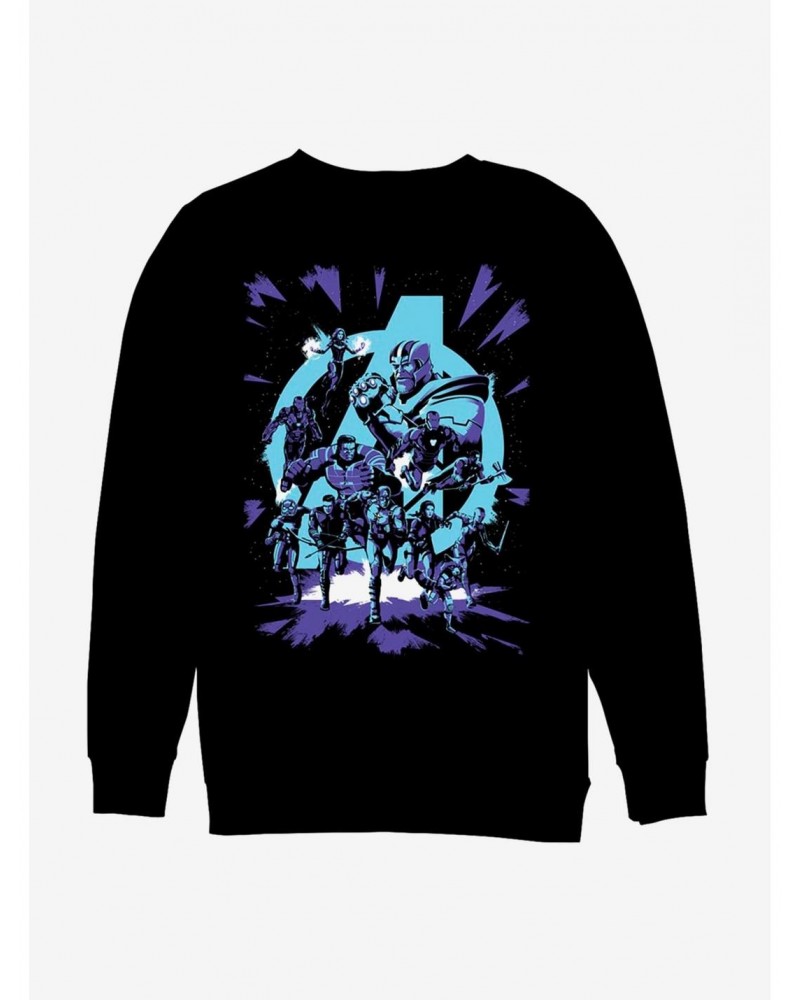 Marvel Avengers: Endgame Avengers Pop Art Sweatshirt $9.45 Sweatshirts