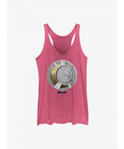 Marvel Moon Knight Moon Gold Icon Girls Tank $7.46 Tanks