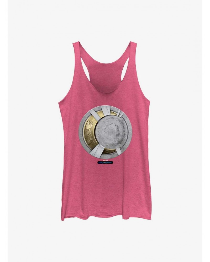 Marvel Moon Knight Moon Gold Icon Girls Tank $7.46 Tanks