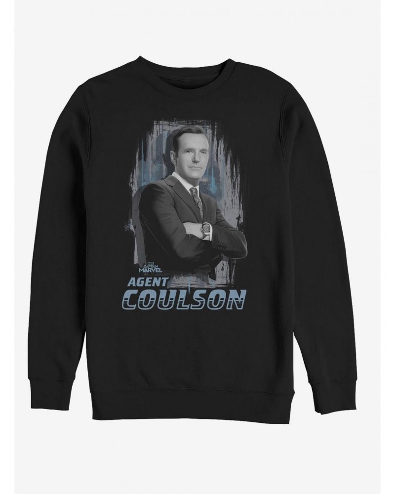 Marvel Captain Marvel Agent Coulson Sweatshirt $14.17 Sweatshirts