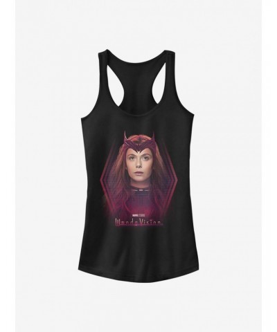 Marvel WandaVision Wanda The Scarlet Witch Girls Tank $5.98 Tanks