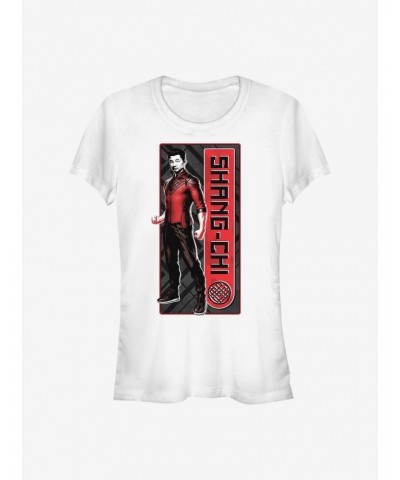 Marvel Shang-Chi And The Legend Of The Ten Rings Shang-Chi Panel Girls T-Shirt $8.37 T-Shirts