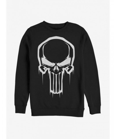 Marvel Punisher Skull Face Sweatshirt $9.74 Sweatshirts