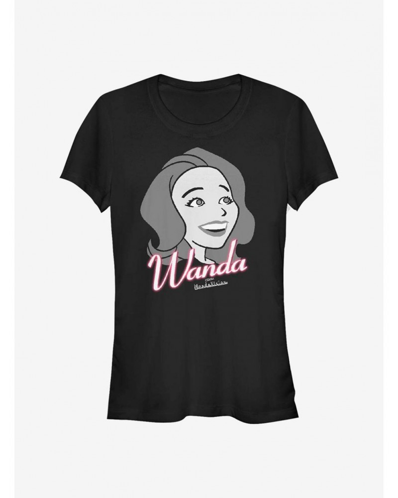 Marvel WandaVision Wanda Smiles Girls T-Shirt $6.77 T-Shirts