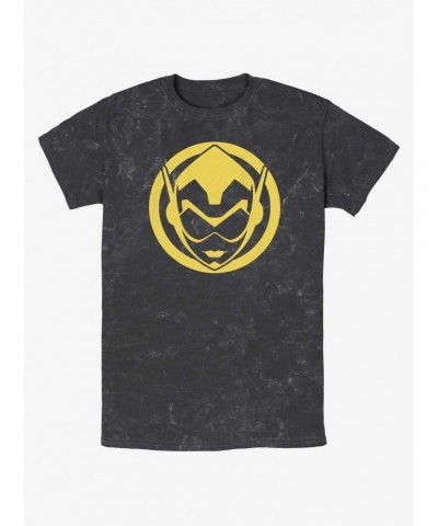 Marvel Ant-Man and the Wasp: Quantumania Wasp Sigil Mineral Wash T-Shirt $9.95 T-Shirts