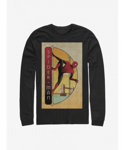 Marvel Spider-Man Bridge Long-Sleeve T-Shirt $12.11 T-Shirts