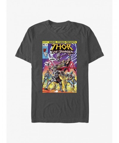 Marvel Thor For Asgard Comic Book Cover T-Shirt $8.60 T-Shirts